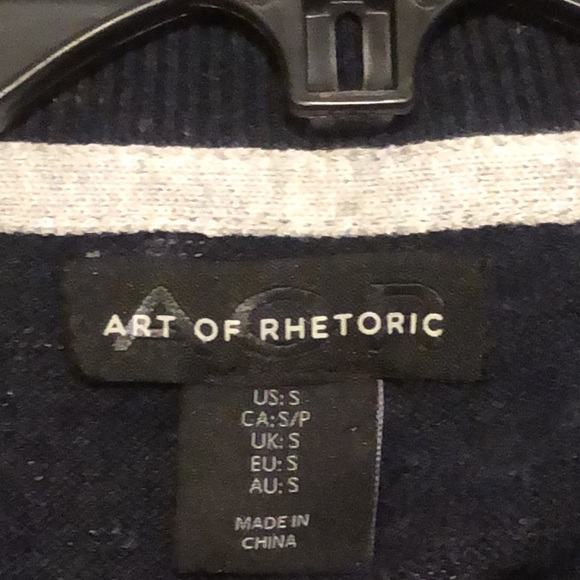 Art Of Rhetoric Long Sleeve 3 Button Shirt NWT - Picture 3 of 4